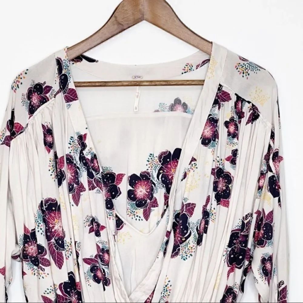 Free People Tuscan Dreams Floral Mini Dress Small - Picture 10 of 15
